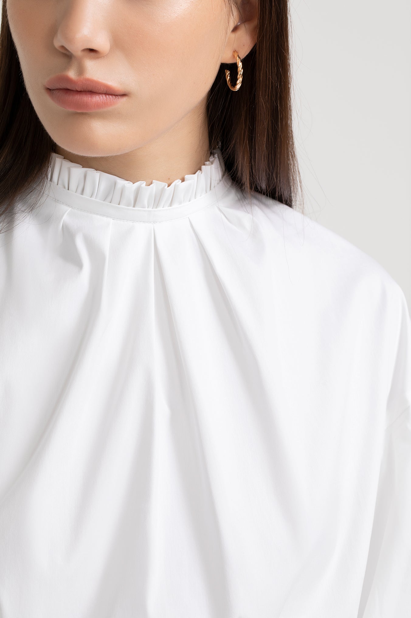 Tulip dress in white