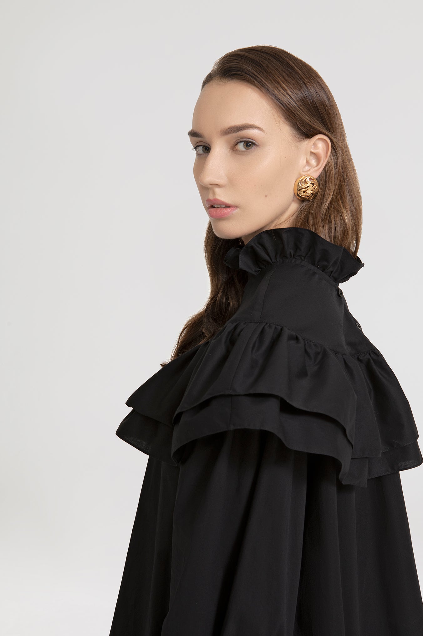 Charlotte Blouse in black