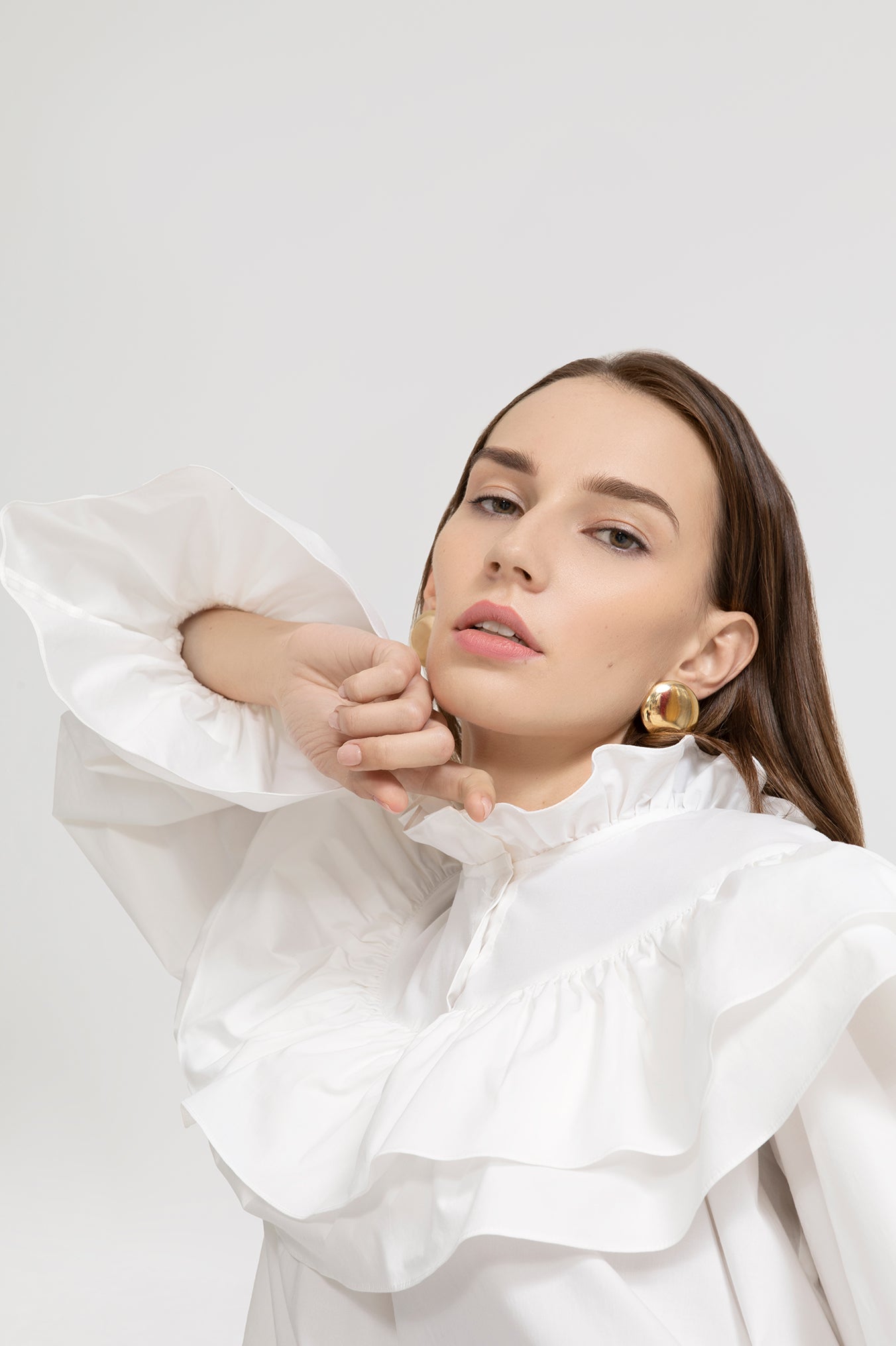 Charlotte Blouse in white