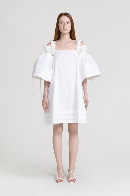 Magnolia Dress in white