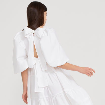 Lily Dress in white