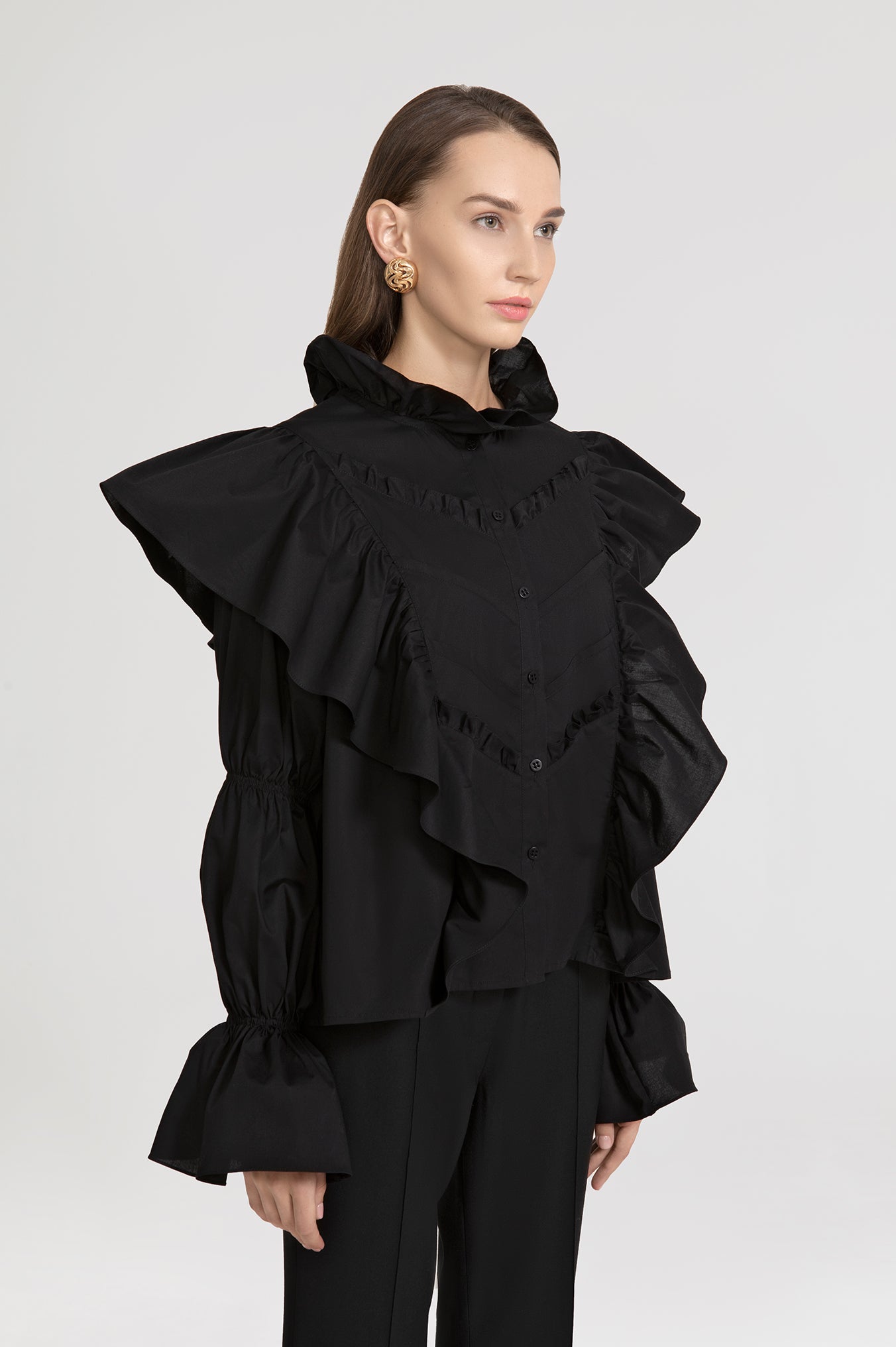 Victoria blouse in black