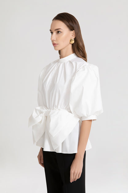 Emily blouse in white