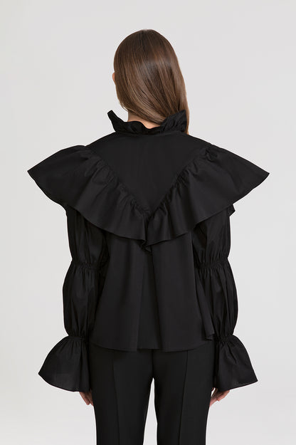 Victoria blouse in black