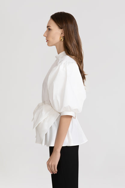 Emily blouse in white