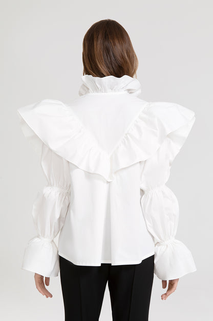 Victoria Blouse in white