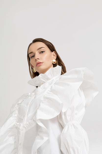 Victoria Blouse in white