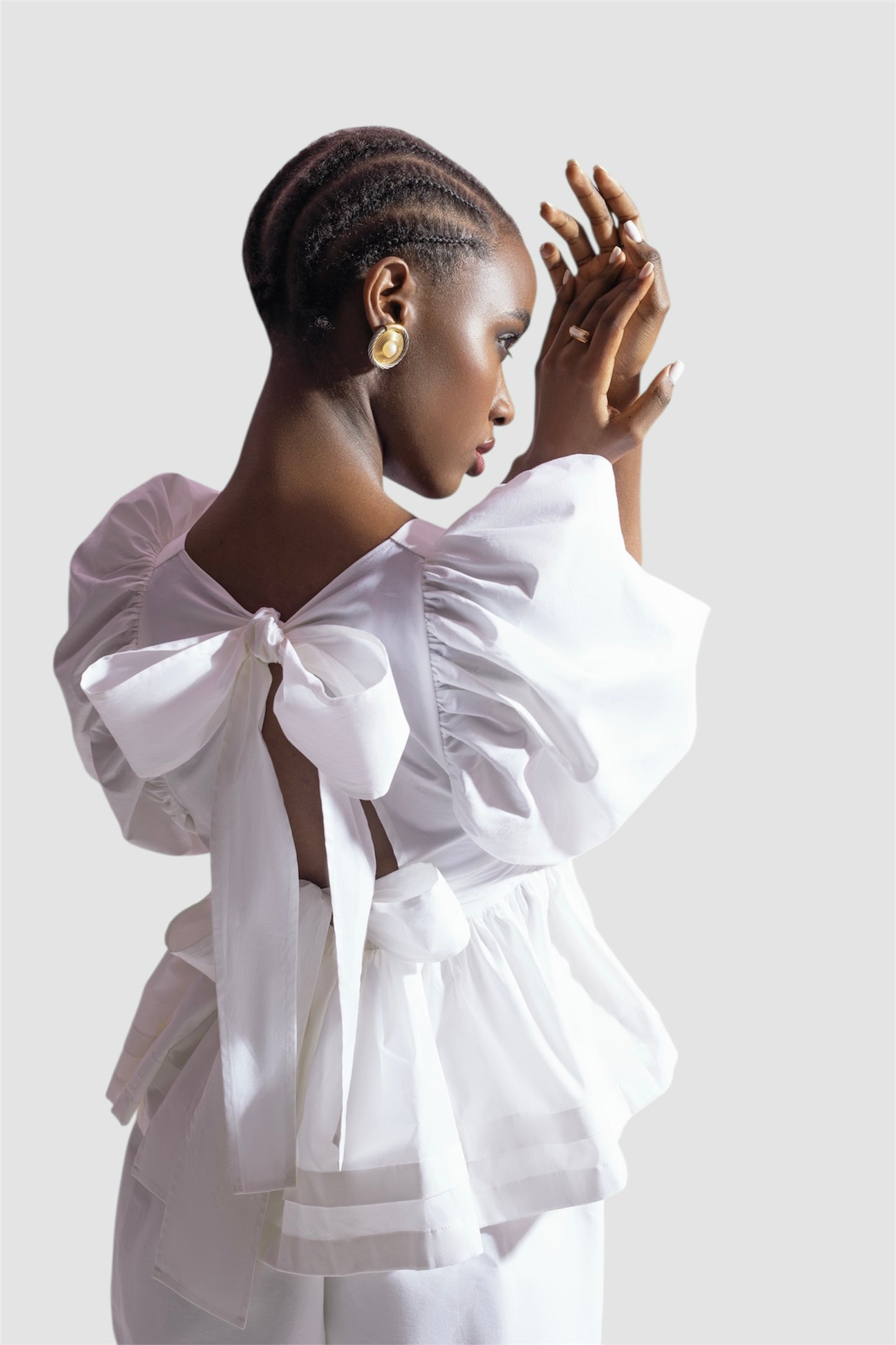 Lily Blouse in white
