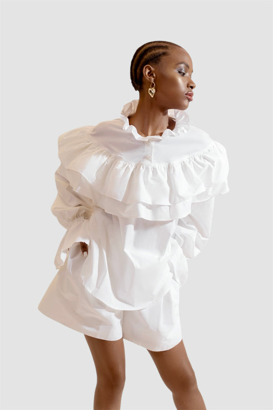 Charlotte Blouse in white