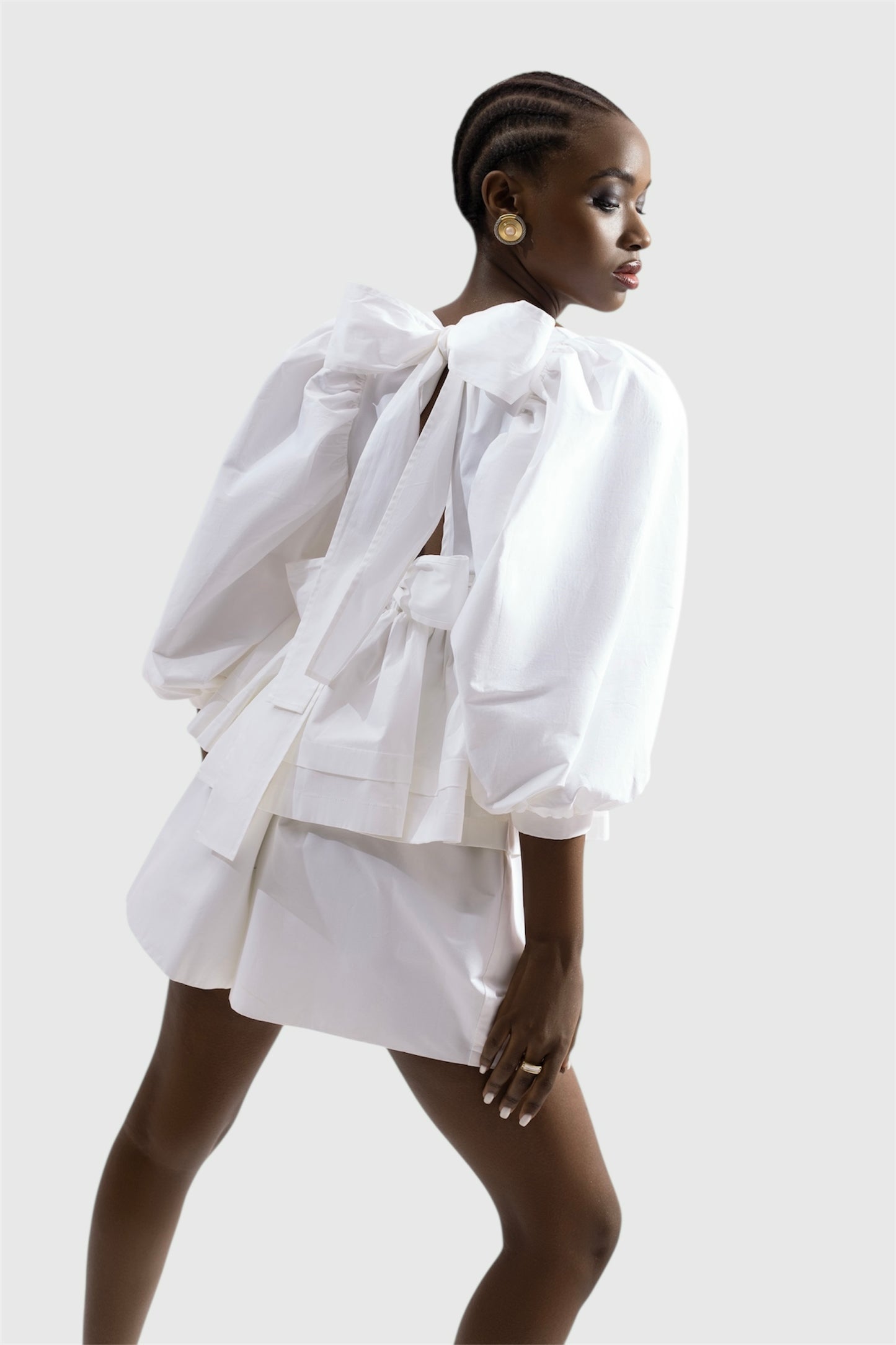 Lily Blouse in white