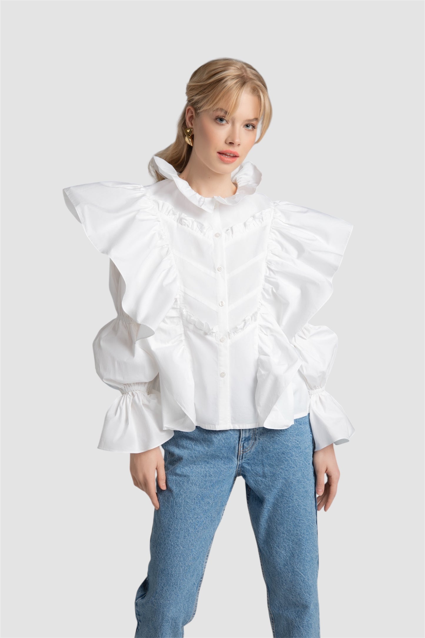 Victoria Blouse in white