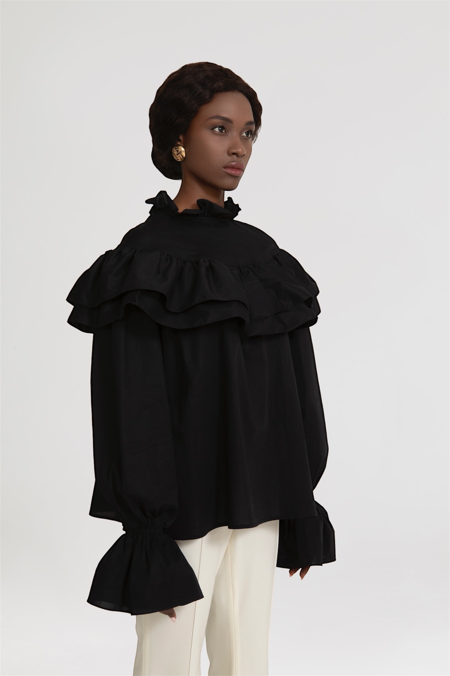 Charlotte Blouse in black